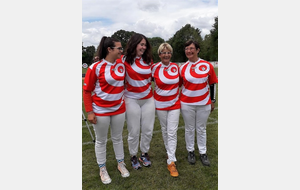 L'équipe féminine des Archers Sablais en DRE