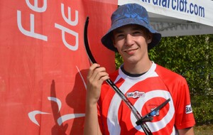 Adrien au Championnat de France 3D 2025