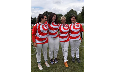 L'équipe féminine des Archers Sablais en DRE